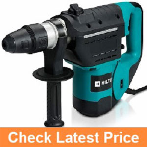 Hiltex-10513-1-12-Inch-SDS-Rotary-Hammer-Drill--Includes-Demolition-Bits,-Flat-and-Point-Chisels.
