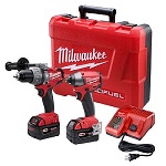 Milwaukee 2797-22 M18 Fuel Lithium 2-Tool Combo Kit includes Hammer Drill